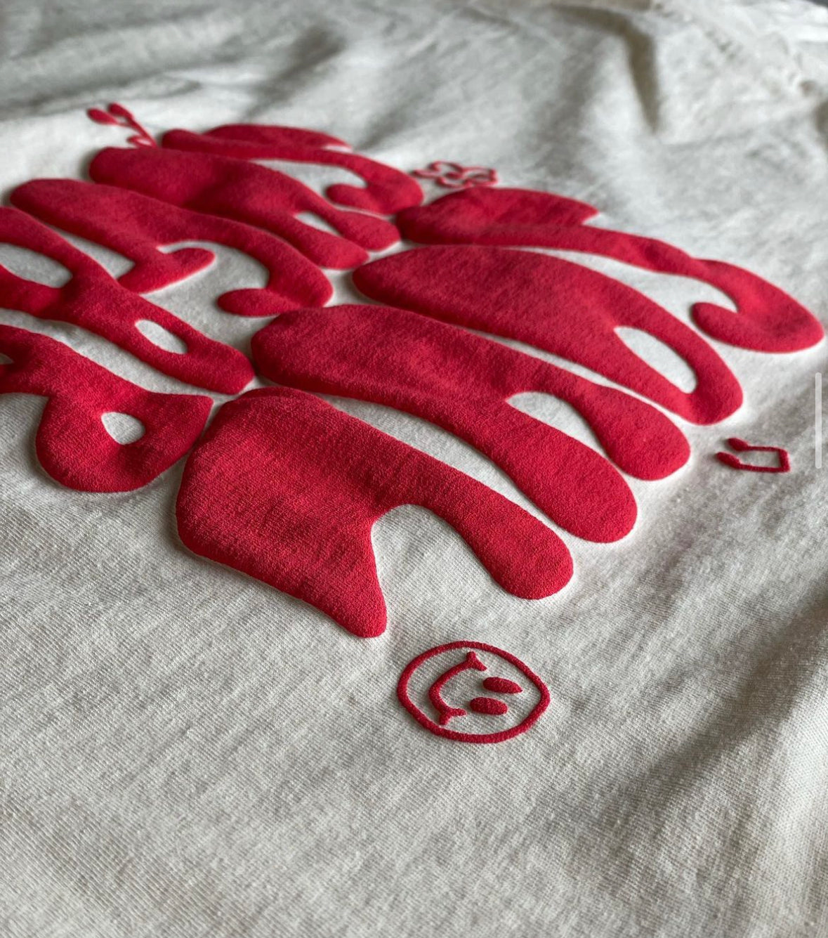 Screen Printing Shops Michigan - Soul Sugar Shirt with Red Puff Ink - Custom Puff Ink Shirts - Screen Printing Near Me
